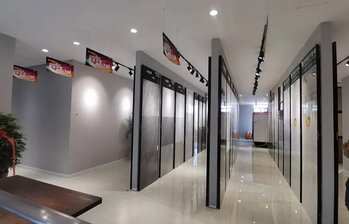 青島東方家園裝飾有限公司黃島分公司材料展示區