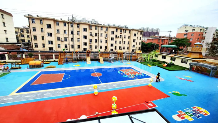 青島膠州6000㎡幼兒園epc項目戶外活動區