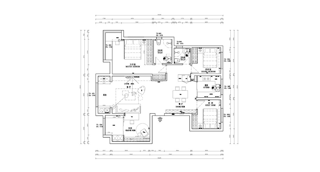 萊頓小鎮140㎡四室兩廳戶型圖.jpg